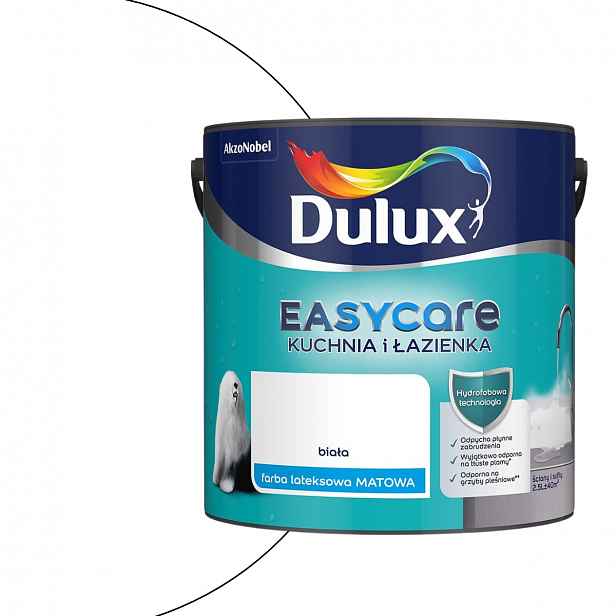 Dulux Easycare Kuchyň Koupelna 5L Bílá Matná