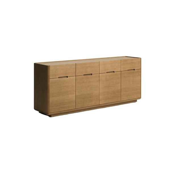 Komoda v dekoru dubu v přírodní barvě 200x80x45 cm Arelida – Kave Home