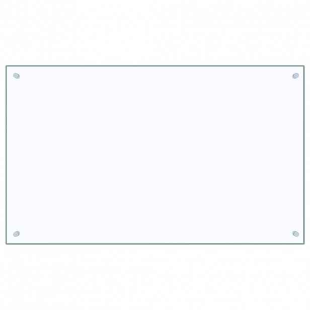 vidaXL Kuchyňský panel průhledný 100 x 60 cm tvrzené sklo