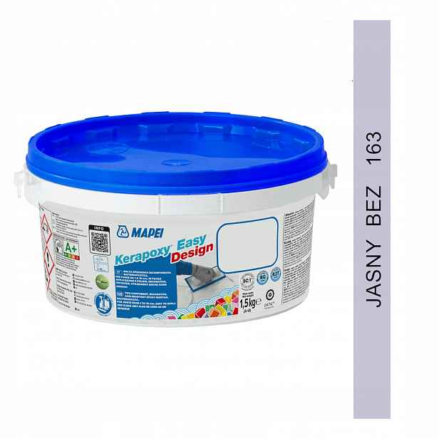 Epoxidová spárovací hmota Mapei Kerapoxy Easy Design 1,5 kg barva 163 světlá bez