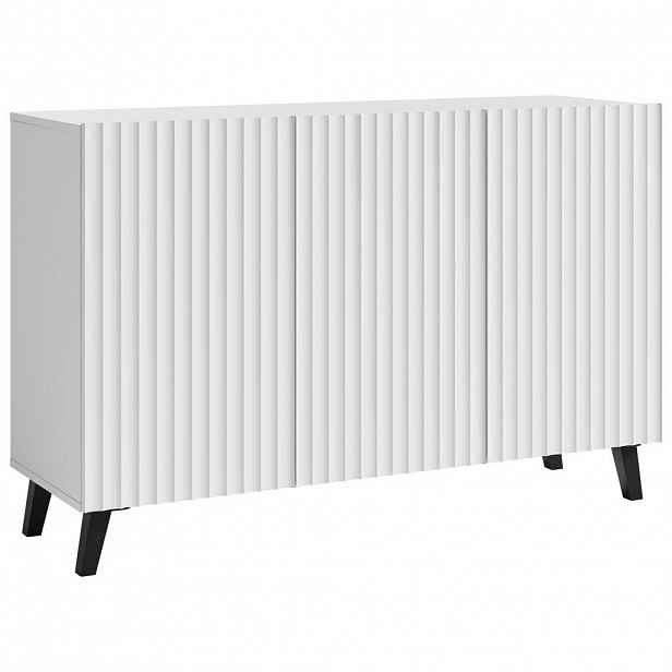 Livetastic ŠIROKÁ KOMODA, bílá, 120/78/39 cm