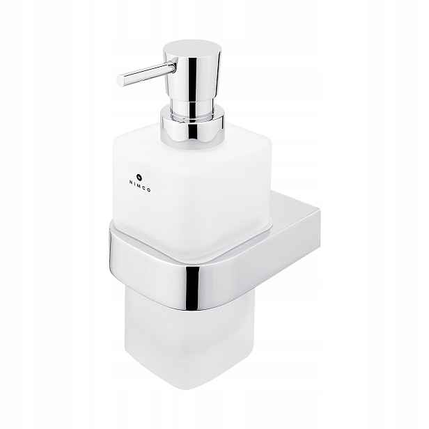 Nimco Nikau chrom dávkovač mýdla, sklo, nerez, patent design Nk 30031H-26