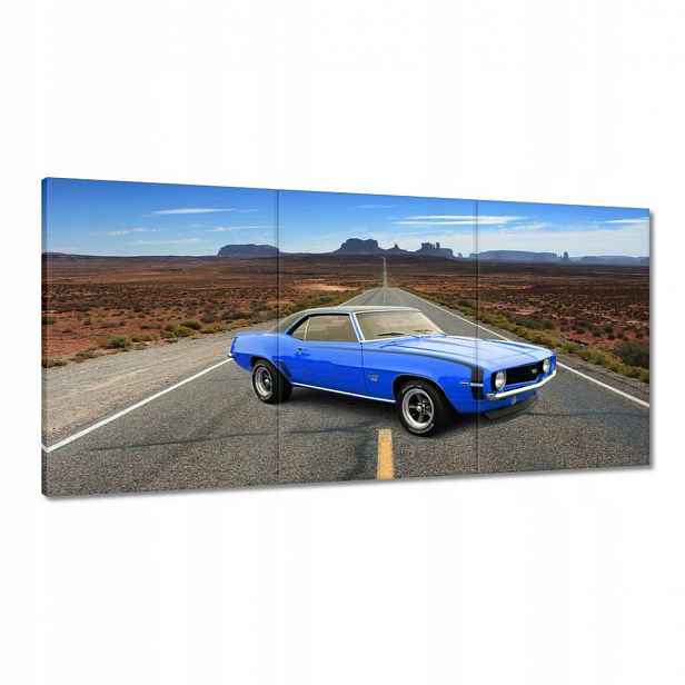 Obrazy 120x60 Modrý Chevrolet Ss