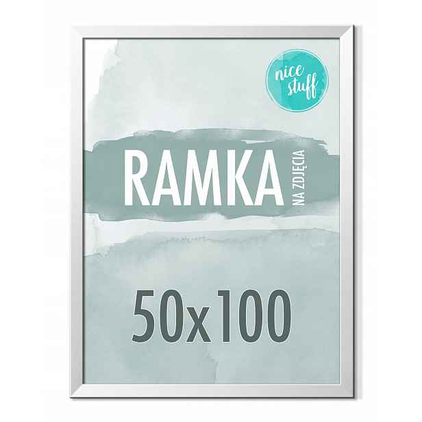 Rámeček 50x100 Rámeček Na Fotografie 100x50 Fotorámečky Stříbrné