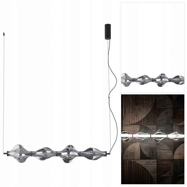 Závěsná lampa Elva černá, moderní, nad barem v jídelně Tk Lighting