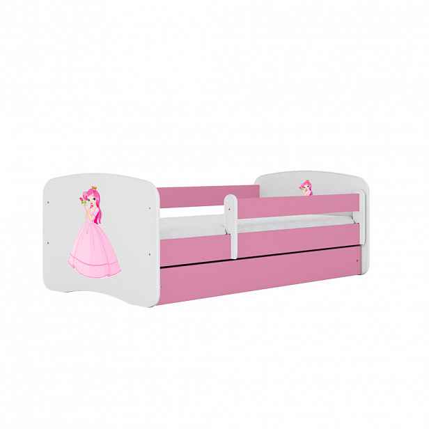RAUMHIRSCH FURNITURE DĚTSKÁ POSTEL Princezna se zásuvkou 180/80 90/61/184