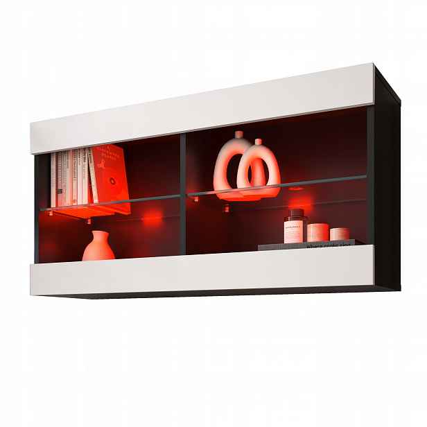 komodee Tivoli Závěsná vitrína Horizontal Černá-Bílá Rgb Led
