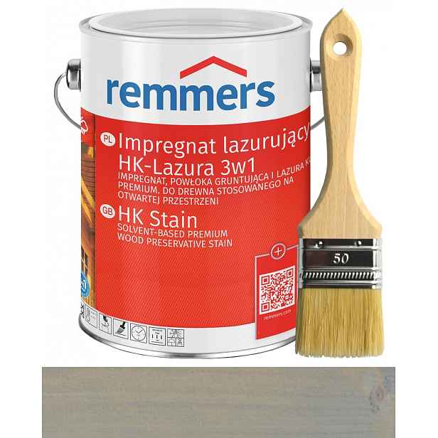 Remmers HK-Lasur impregnace dřeva 2,5L Šedá vodní