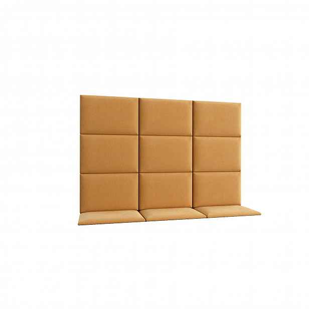 Set čalouněných panelů 180x120 VALERIO - hořčicový