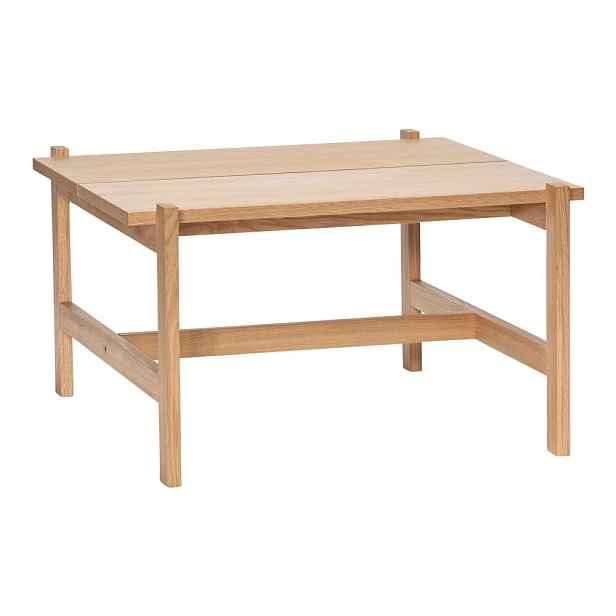 Konferenční stolek s deskou v dubovém dekoru v přírodní barvě 80x80 cm Dash – Hübsch