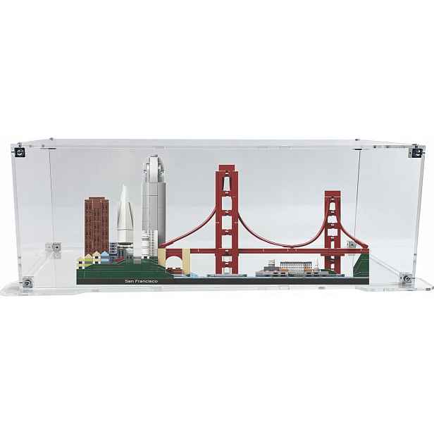 Vitrína s podstavcem Drewlandia pro stavebnici Lego 21043 San Francisco