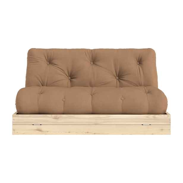 Hnědá rozkládací pohovka 145 cm Flip – Karup Design