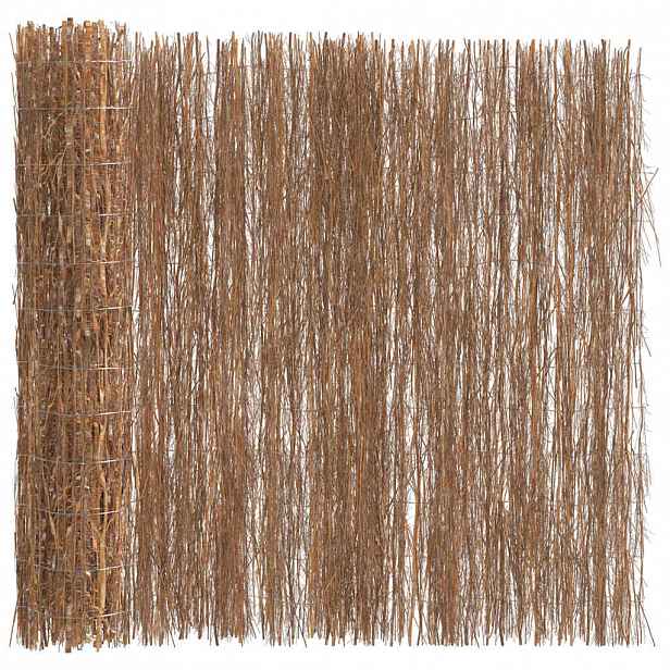 vidaXL Zahradní plot z mlází 400 x 100 cm