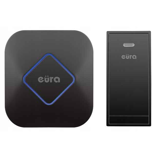 Bezdrátový Zvonek ''eura'' WDP-83H2 ''jazz'' bezbateriový Černý