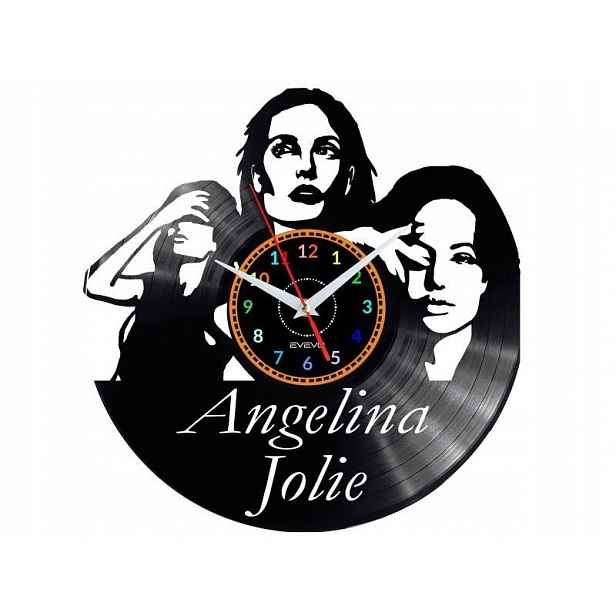 Angelina Jolie Nápad na Dárek Nástěnná Dekorace z vinylové desky