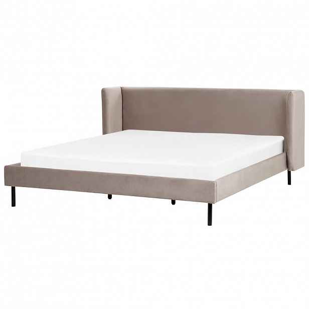 Beliani ČALOUNĚNÁ POSTEL 180/200 cm Taupe Arette