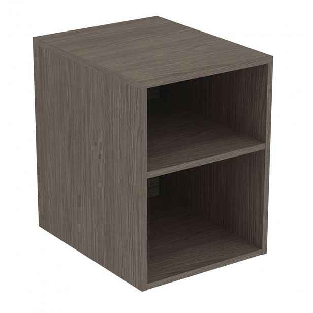 Ideal Standard Finesse - Boční skříňka, otevřená, 40x51x54 cm, 1 police, Dark Elm E3401UR