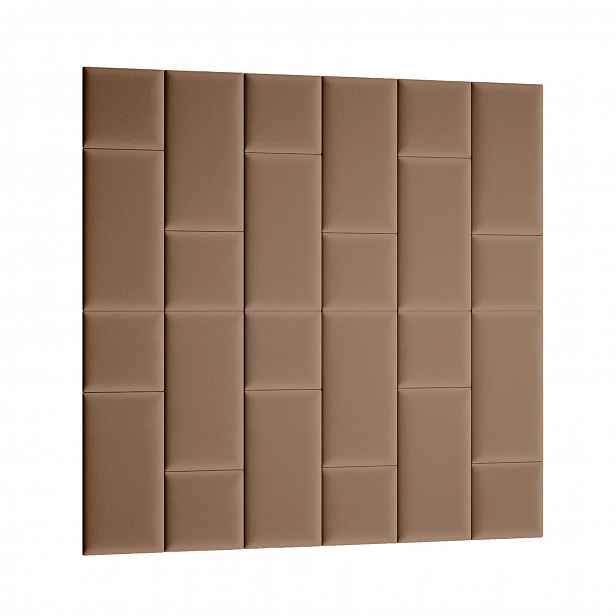 Set panelů na zeď 180x180 VALERIO - světle hnědý