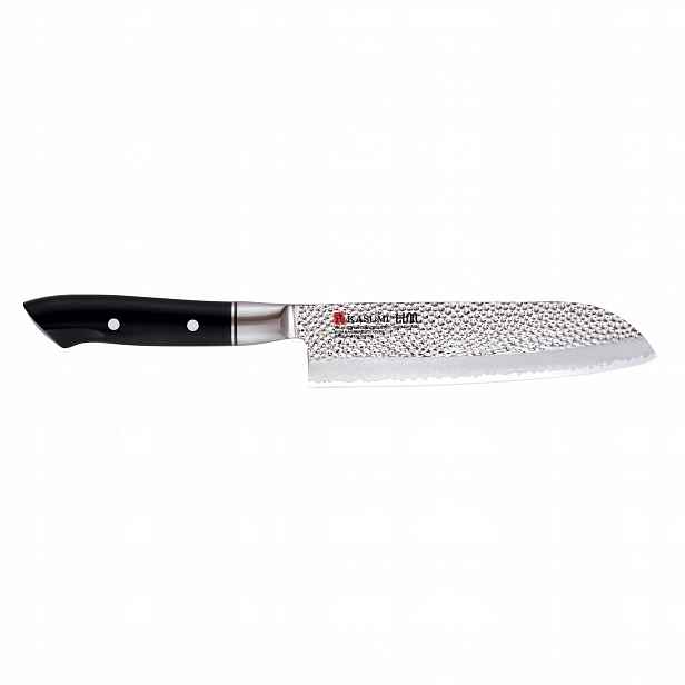 VG-10 Hm Nůž japonský Santoku kovaný, délka 18 cm, kladívkový Kasumi