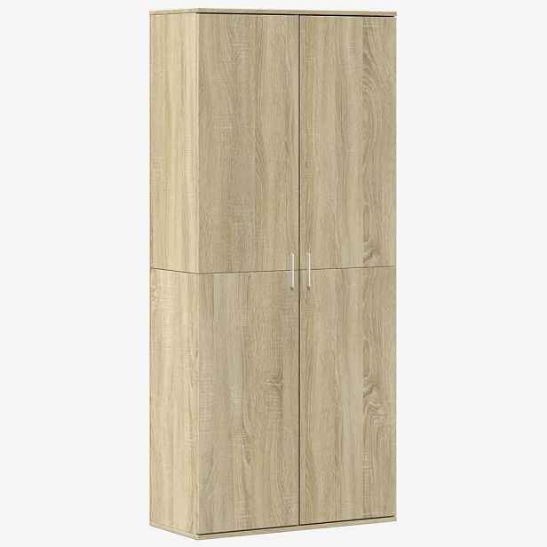 vidaXL Skříň highboard dub sonoma 80 x 35 x 180 cm kompozitní dřevo