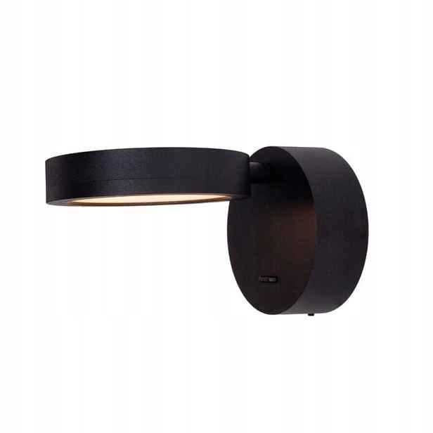 Nástěnné svítidlo černé kulatý nastavitelné Ibiza Led 6W W0350 Maxlight