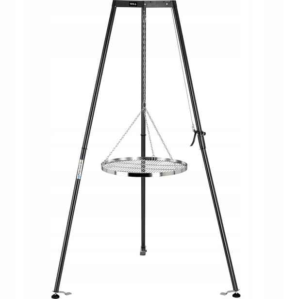 Ohniskový Gril Na Bivak Velký Nerezový Rošt Inox 66 CM Yato YG-20330