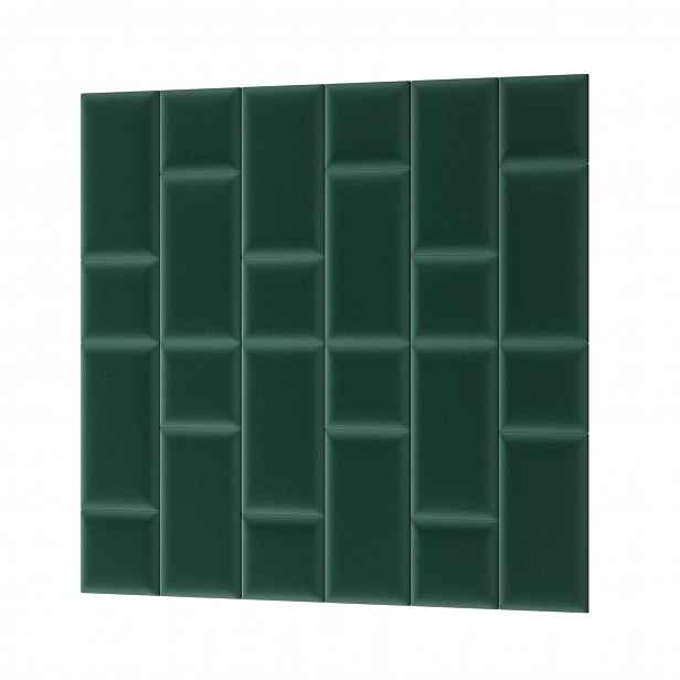 Set panelů na zeď 180x180 VALERIO - zelený