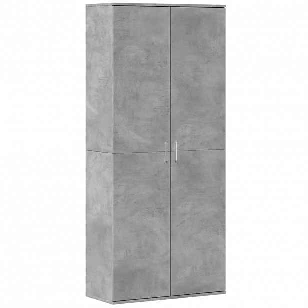vidaXL Skříň highboard betonově šedá 80 x 35 x 180 cm kompozitní dřevo