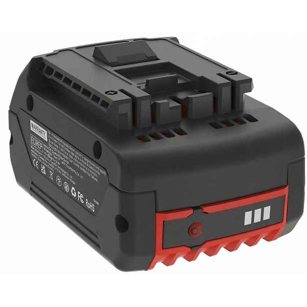 Ultra prostorná náhrada Li-Ion pro Bosch Gba 18V 6Ah Professional
