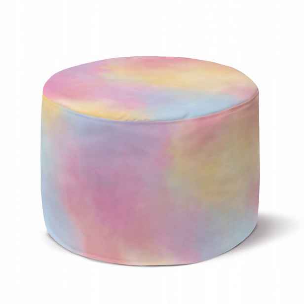 Taburet Kulatý pro Holčičku Pastelové Barvy 35x25cm Podnožka Moderní Křeslo