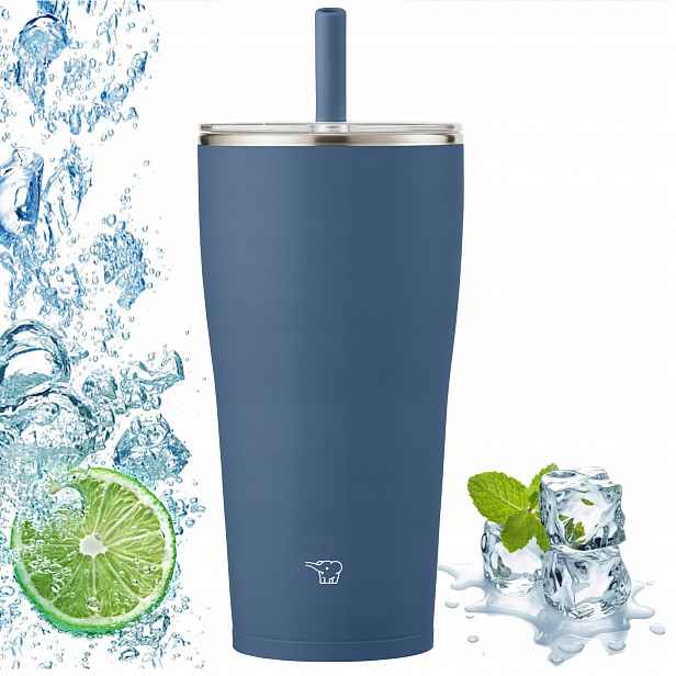 Termohrnek s brčkem na studený nápoj Zojirushi SX-HA72H-AM 720 ml Granát