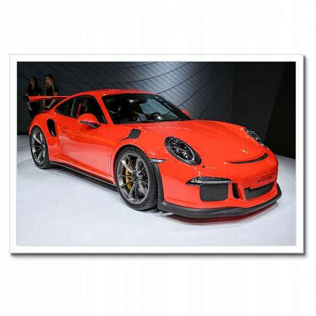 Plakáty v rámu 60x40 Červené Porsche 911 GT3 Rs