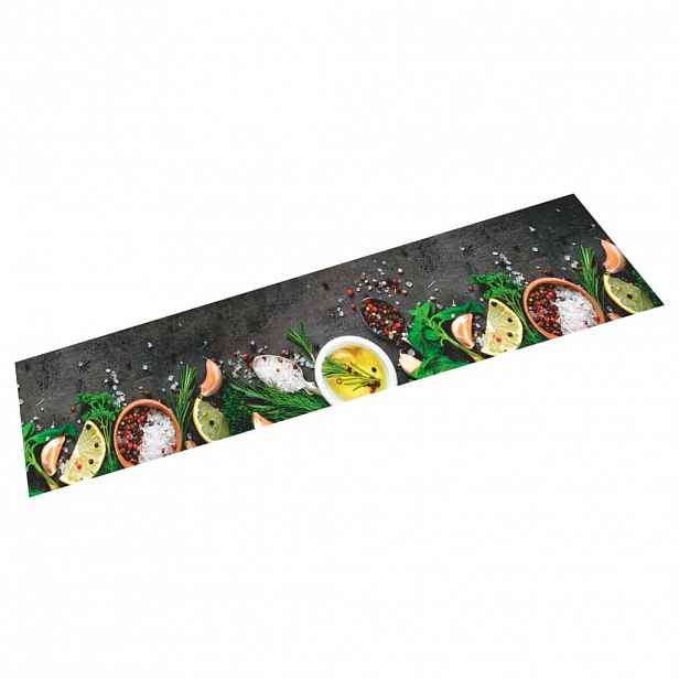 vidaXL Kuchyňský koberec omyvatelný Koření 60 x 300 cm samet