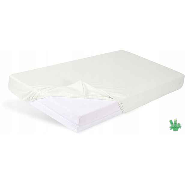 Prostěradlo Bambusové Bamboo s gumou 210/220x190/200x20 Bílé/Světle žluté