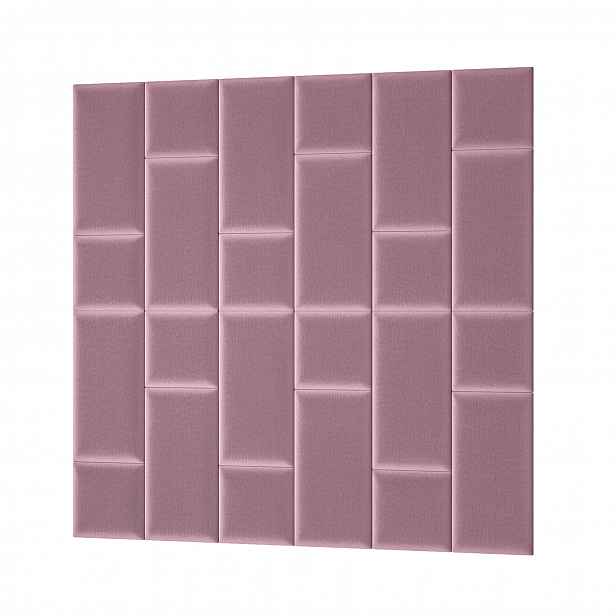 Set panelů na zeď 180x180 VALERIO - růžový