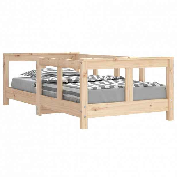 vidaXL Dětská postel 70 x 140 cm masivní borové dřevo