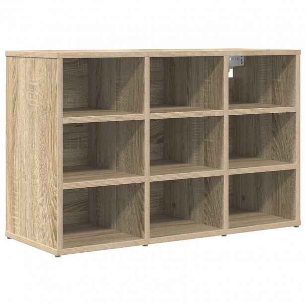 vidaXL Skříň na obuv 77,5 x 30 x 51 cm Kompozitní dřevo Dub sonoma