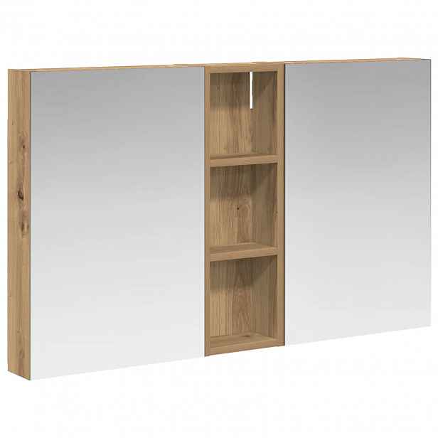 vidaXL Sada koupelnových skříněk 3 ks 100 x 10,5 x 60,5 cm