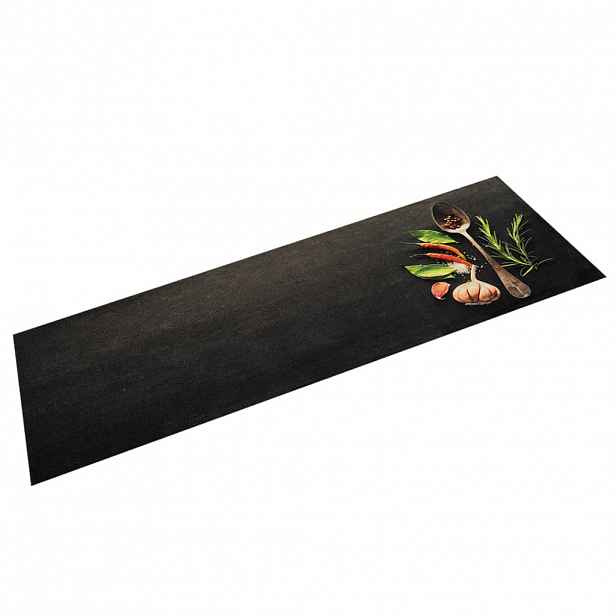 vidaXL Kuchyňský koberec omyvatelný Koření 45 x 150 cm samet