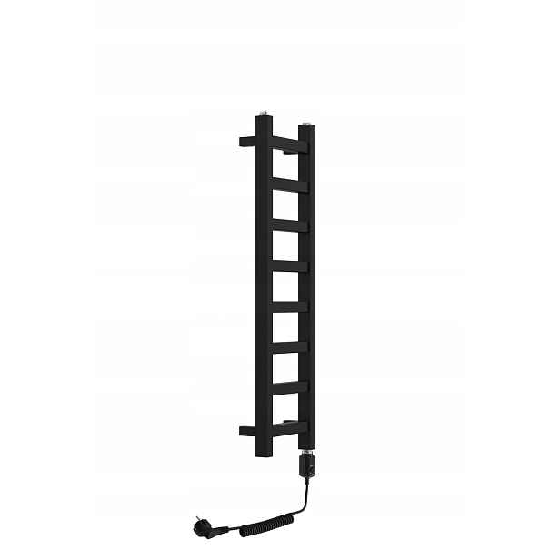 Elektrický koupelnový radiátor TANZANIT300WCZM 300W 90x25cm Černý Mat