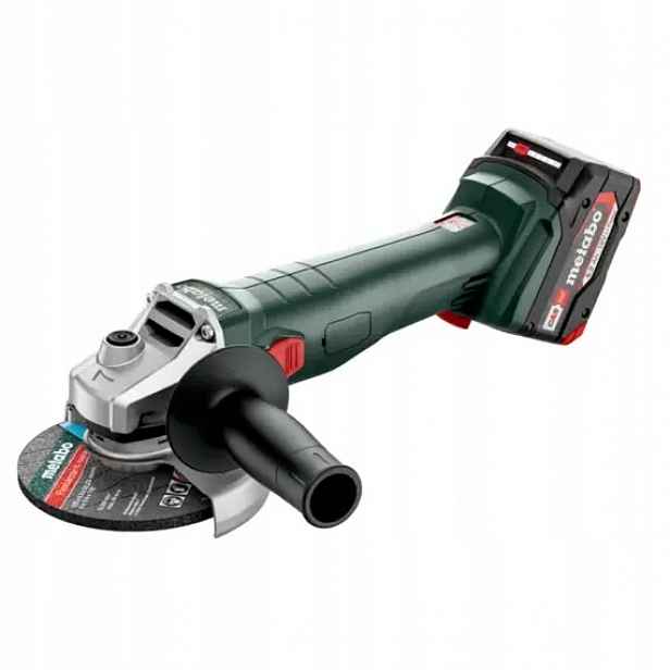 Metabo W 18 L 9-125 Q aku úhlová bruska 125mm 18V/2*5,2Ah Li-Power, MetaBox