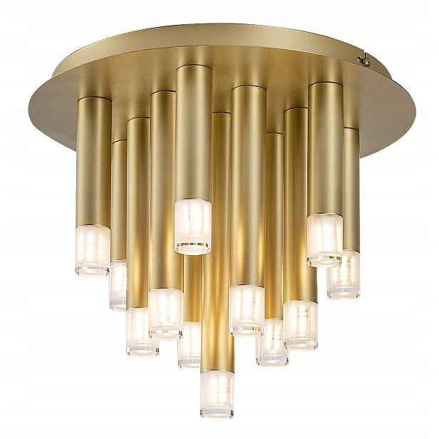 Stropní svítidlo moderní Ramira Rabalux zlatá 13xG9 5W rampouchy