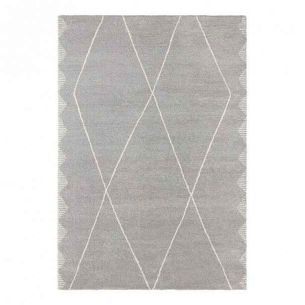 Světle šedý koberec Elle Decor Glow Beaune, 120 x 170 cm
