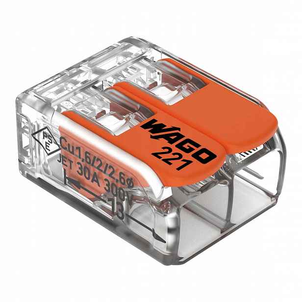 Wago Rychlospojka 221-612 2x0.5-6MM² 50 ks