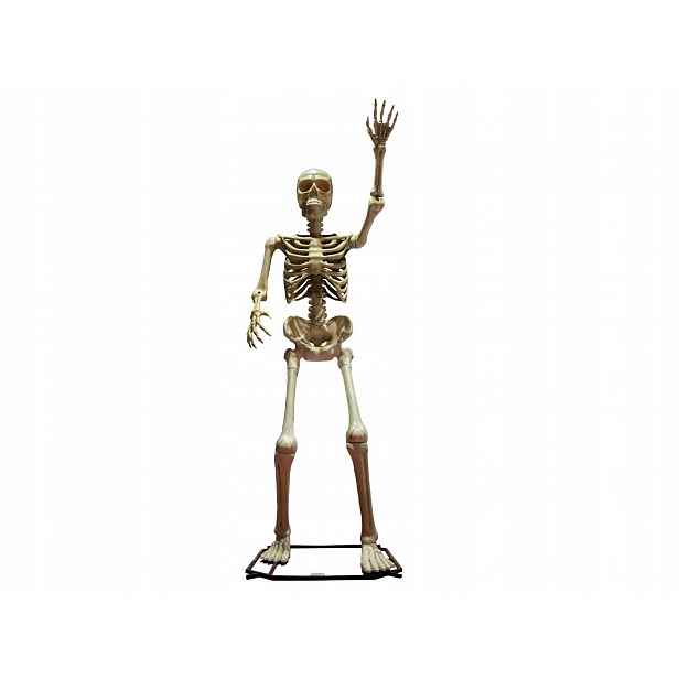 Zahradní kostra na Halloween Stojící dekorace obrovská 335 cm