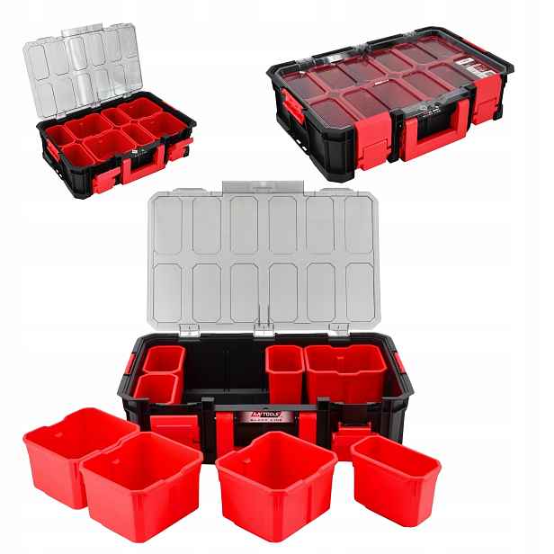 Dílenský Organizér na nářadí Modular Box S Kelímky 517x331x134 mm