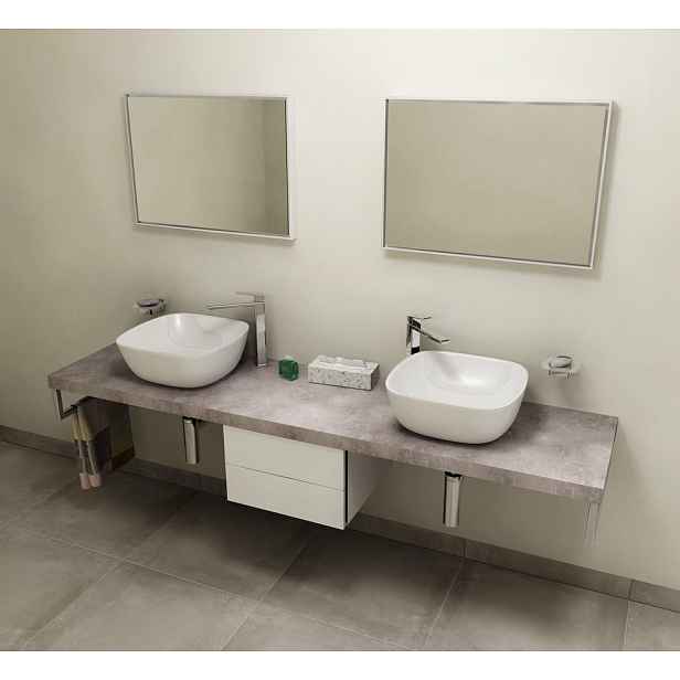 Sapho AVICE deska pod umyvadlo 240x50cm, tl.5cm, cement