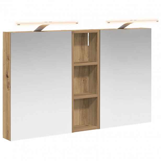 vidaXL Sada koupelnových skříněk 3 ks 100 x 10,5 x 60,5 cm
