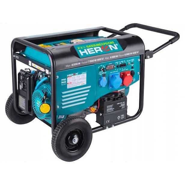 Elektrocentrála Heron hybridní Ba/lpg 17HP/7,5kW 3 fáze 8896327