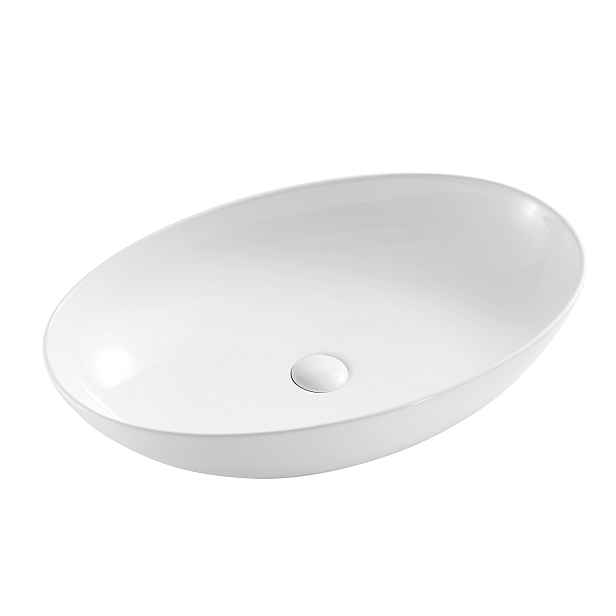 HOPA Olsen Spa  Ellisse OLKLT3257 - Umyvadlo ELLISSE 66 × 43 × 14;5 cm - na desku